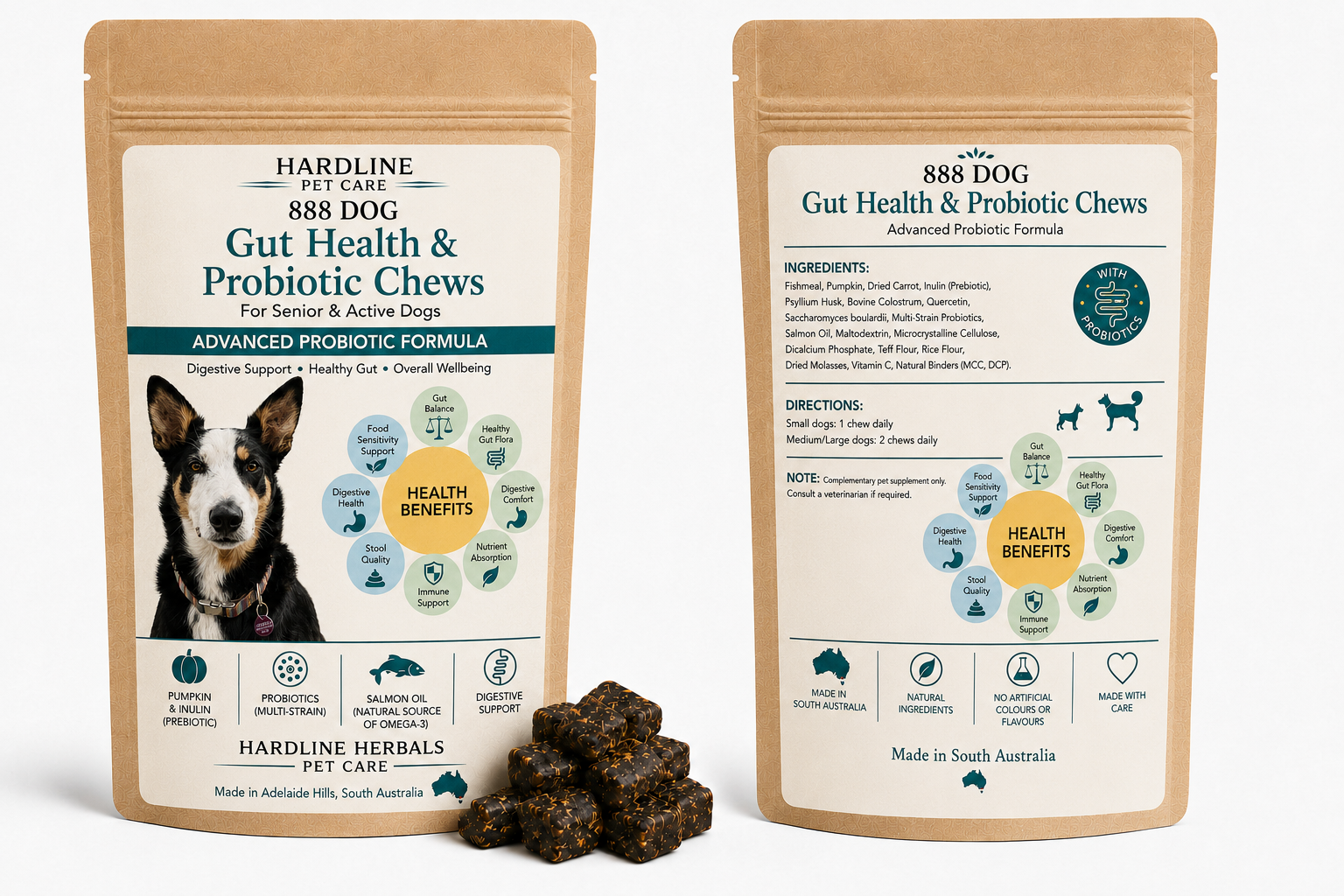 888 DOG Natural Dog Probiotic Chews
